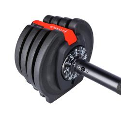 HMS Jednoručný / obojručný variabilný činka SGR18 PRO SET 3v1 40 kg