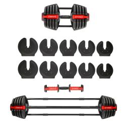 HMS Jednoruční / obouruční variabilní činka SGR40 PRO SET 2v1 40 kg