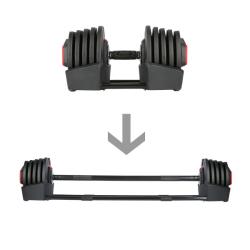 HMS Jednoruční / obouruční variabilní činka SGR40 PRO SET 2v1 40 kg