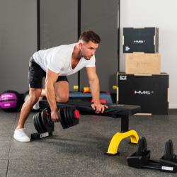 HMS Jednoruční / obouruční variabilní činka SGR40 PRO SET 2v1 40 kg