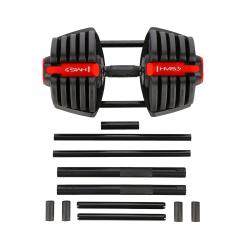 HMS Jednoručný / obojručný variabilný činka SGR40 PRO SET 2v1 40 kg