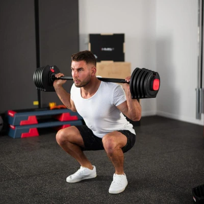 HMS Jednoruční / obouruční variabilní činka SGR40 PRO SET 2v1 40 kg