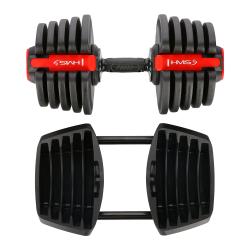 HMS Jednoručný / obojručný variabilný činka SGR40 PRO SET 2v1 40 kg