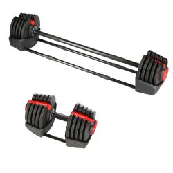 HMS Jednoručný / obojručný variabilný činka SGR40 PRO SET 2v1 40 kg