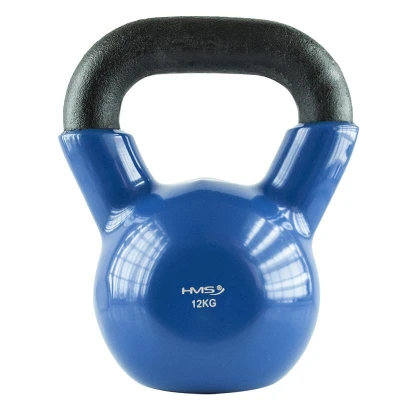 HMS KN 12 KG KETTLEBELL POKRYTÝ VINYLEM