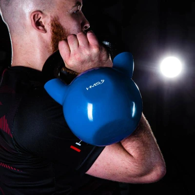 HMS KN 12 KG KETTLEBELL POKRYTÝ VINYLEM