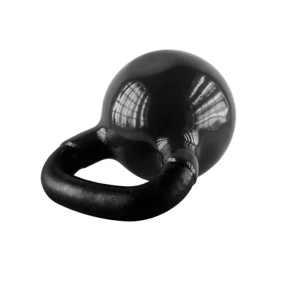 HMS Kettlebell pokrytý vinylem KNV08 8 kg, černý