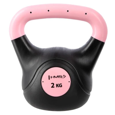 HMS Kompozitový kettlebell KPC02 Vin-Bell 2 kg růžový HMS Kompozitový kettlebell KPC02 Vin-Bell 2 kg růžový