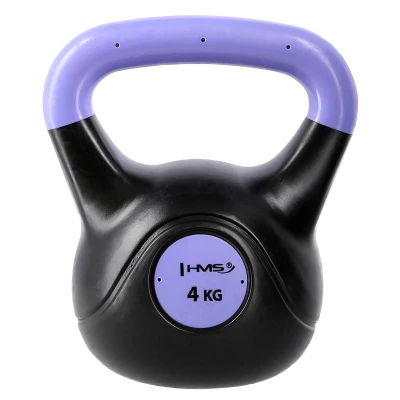 HMS Kompozitový kettlebell KPC04 Vin-Bell 4 kg fialový HMS Kompozitový kettlebell KPC04 Vin-Bell 4 kg fialový