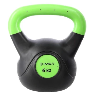 HMS Kompozitový kettlebell KPC06 Vin-Bell 6 kg zelený