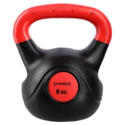 HMS Kompozitový kettlebell KPC08 Vin-Bell 8 kg červený