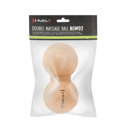 HMS Korkový dvojitý masážní míč BLW02 - Lacrosse Ball