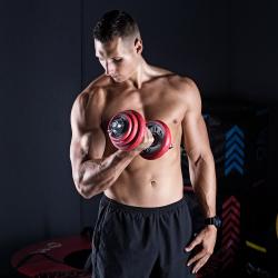 HMS Litinový činkový set SGGX30 30 kg