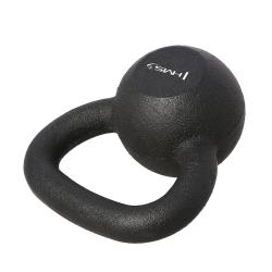 HMS Liatinový kettlebell KZG06 6 kg, čierny