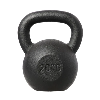 HMS Litinový kettlebell KZG20 20 kg, černý