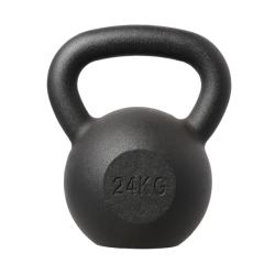 HMS Litinový kettlebell KZG24 24 kg, černý