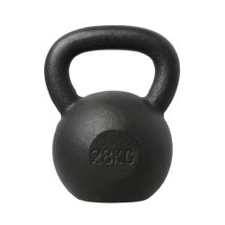 HMS Litinový kettlebell KZG28 28 kg, černý HMS Litinový kettlebell KZG28 28 kg, černý