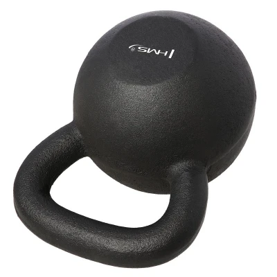 HMS Litinový kettlebell KZG32 32 kg, černý