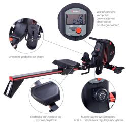 HMS Magnetický veslařský trenažér ZM1502 + sleva 500,- na příslušenství