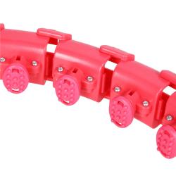 HMS Masážny hula hoop Home FH01 so závažím červená