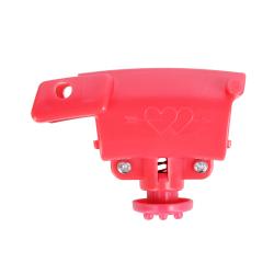 HMS Masážny hula hoop Home FH01 so závažím červená