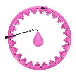 HMS Masážny hula hoop Home FH01 so závažím fialová