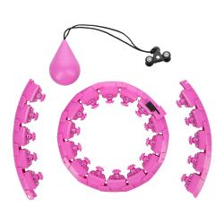 HMS Masážny hula hoop Home FH01 so závažím fialová