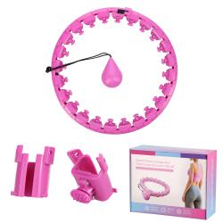 HMS Masážny hula hoop Home FH01 so závažím fialová
