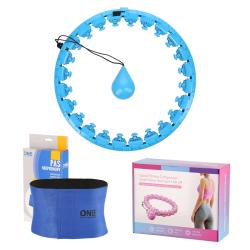 HMS Masážny hula hoop Home FH01 so závažím modrá