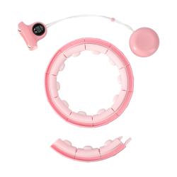 HMS Masážny hula hoop Home FH02 so závažím a počítadlom ružová