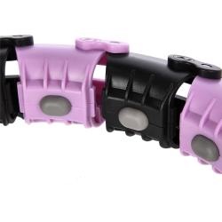 HMS Masážny hula hoop Home FH03 so závažím a počítadlom fialovo-čierna