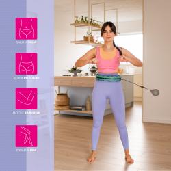 HMS Masážny hula hoop Home FH04 so závažím a počítadlom zelená