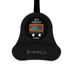 HMS Masážní hula hoop HHM13 se závažím, magnety a počítadlem černá