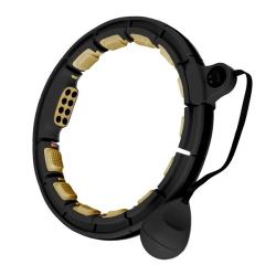 HMS Masážní hula hoop HHM13 se závažím, magnety a počítadlem černá HMS Masážní hula hoop HHM13 se závažím, magnety a počítadlem černá