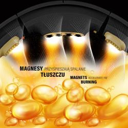 HMS Masážny hula hoop HHM13 so závažím, magnetmi a počítadlom čierna