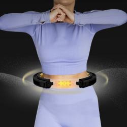 HMS Masážny hula hoop HHM13 so závažím, magnetmi a počítadlom čierna