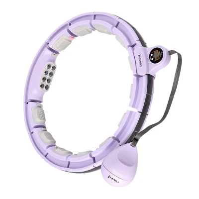 HMS Masážní hula hoop HHM13 se závažím, magnety a počítadlem fialová HMS Masážní hula hoop HHM13 se závažím, magnety a počítadlem fialová