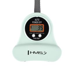 HMS Masážní hula hoop HHM13 se závažím, magnety a počítadlem zelená