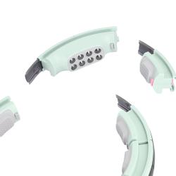 HMS Masážní hula hoop HHM13 se závažím, magnety a počítadlem zelená