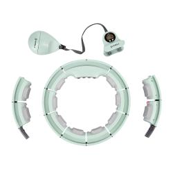 HMS Masážní hula hoop HHM13 se závažím, magnety a počítadlem zelená