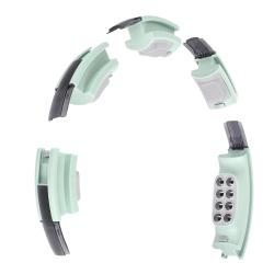 HMS Masážní hula hoop HHM13 se závažím, magnety a počítadlem zelená