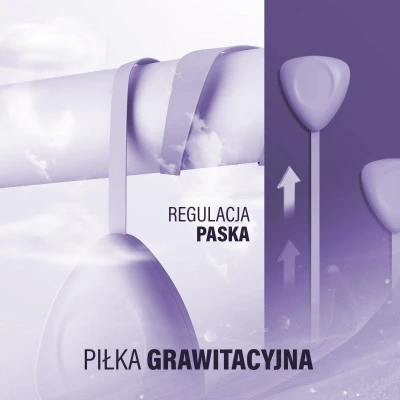 HMS Masážní hula hoop HHM14 se závažím a počítadlem fialová