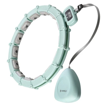 HMS Masážní hula hoop HHM14 se závažím a počítadlem zelená HMS Masážní hula hoop HHM14 se závažím a počítadlem zelená