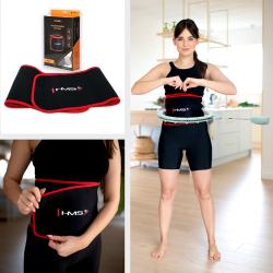 HMS Masážní hula hoop HHM14 se závažím a počítadlem zelená