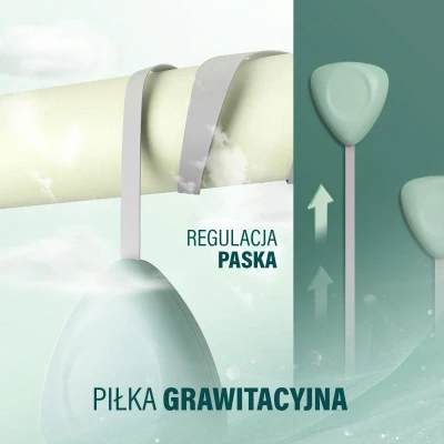 HMS Masážní hula hoop HHM14 se závažím a počítadlem zelená