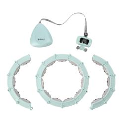 HMS Masážní hula hoop HHM14 se závažím a počítadlem zelená