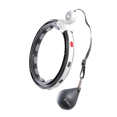 HMS Masážní hula hoop HHM15 se závažím, magnety a počítadlem černá HMS Masážní hula hoop HHM15 se závažím, magnety a počítadlem černá