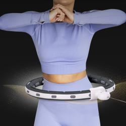 HMS Masážny hula hoop HHM15 so závažím, magnetmi a počítadlom čierna