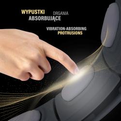 HMS Masážny hula hoop HHM15 so závažím, magnetmi a počítadlom čierna