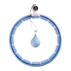 HMS Masážny hula hoop HHM15 so závažím, magnetmi a počítadlom modrá
